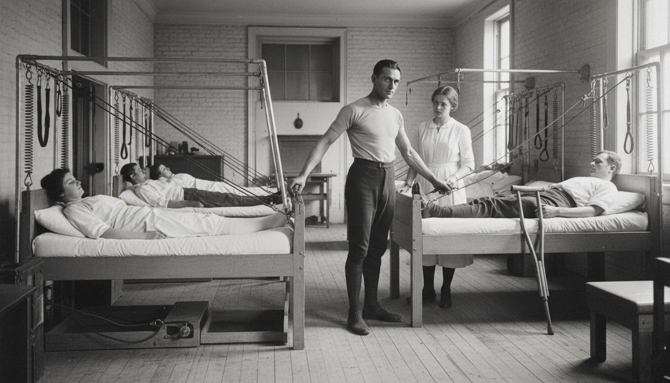 The method was created by Joseph Pilates at the beginning of the last century. He was looking for a way to restore muscle tone in bedridden patients and noticed that when movement comes from the center, the body gains strength faster.фото