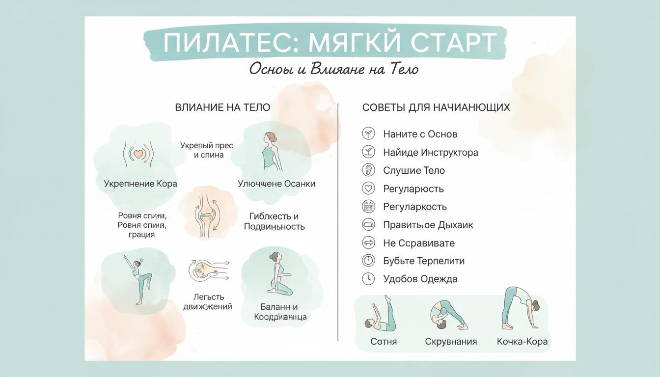Пилатес и его влияние на тело. Советы для начинающих, чтобы старт был мягким