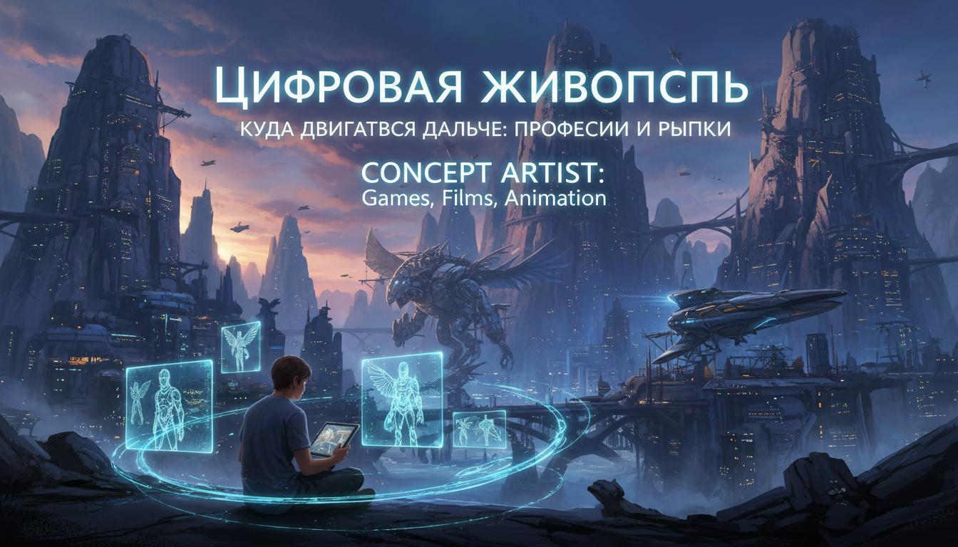Цифровая живопись. Куда двигаться дальше: профессии и рынки